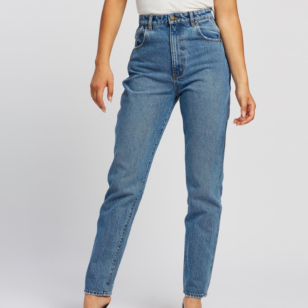Rolla's Elle high rise relaxed blue five pockets blue jeans size 32